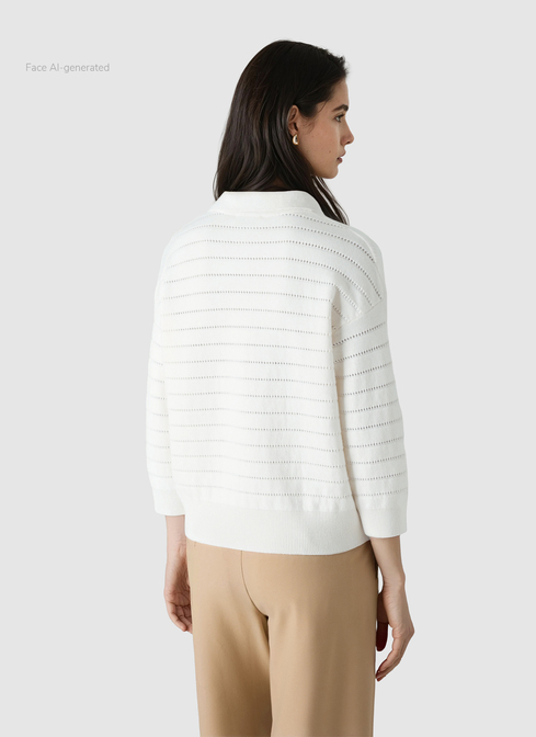Pullover Polo 1/2 Arm width=