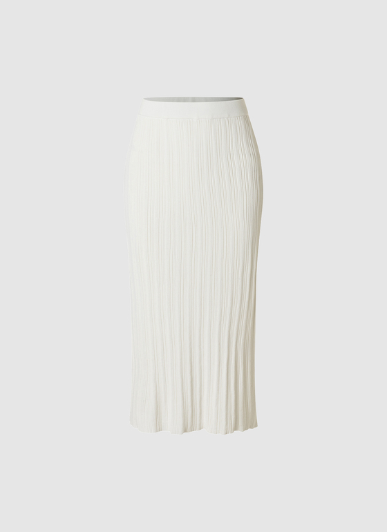 Pullover Rollkragen 1/1 Arm Off White Frontansicht