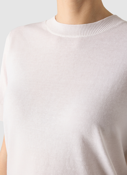 Pullover Rundhals 1/2 Arm width=