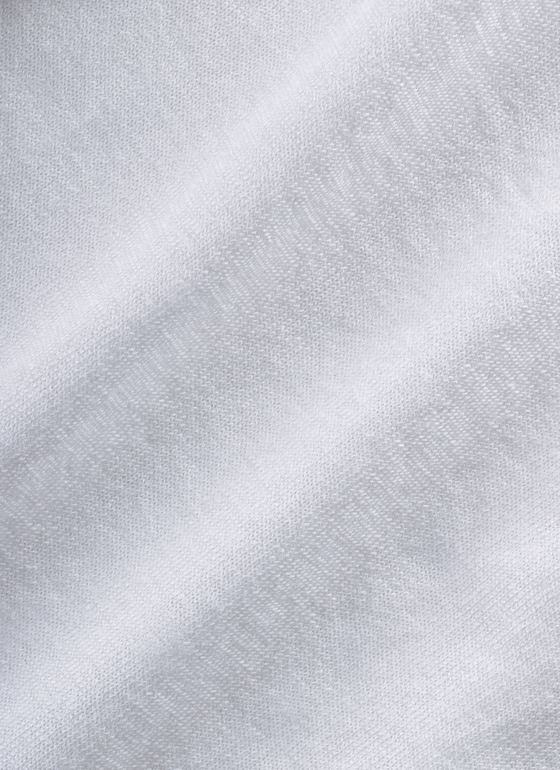 Pullover Rundhals 1/2 Arm New White Frontansicht