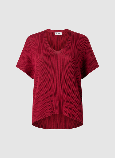 Pullover V-Neck 1/2 Arm width=
