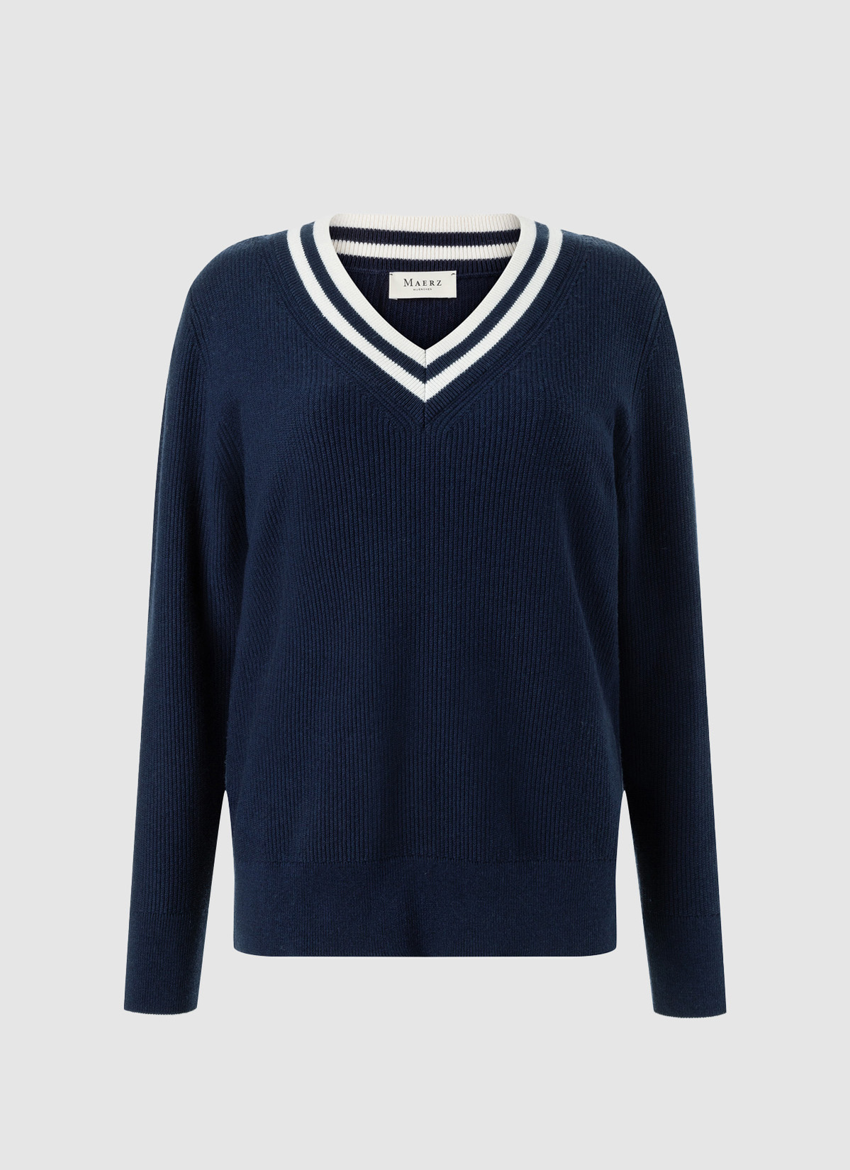 Pullover V-Ausschnitt 1/1 Arm, Bright Night 