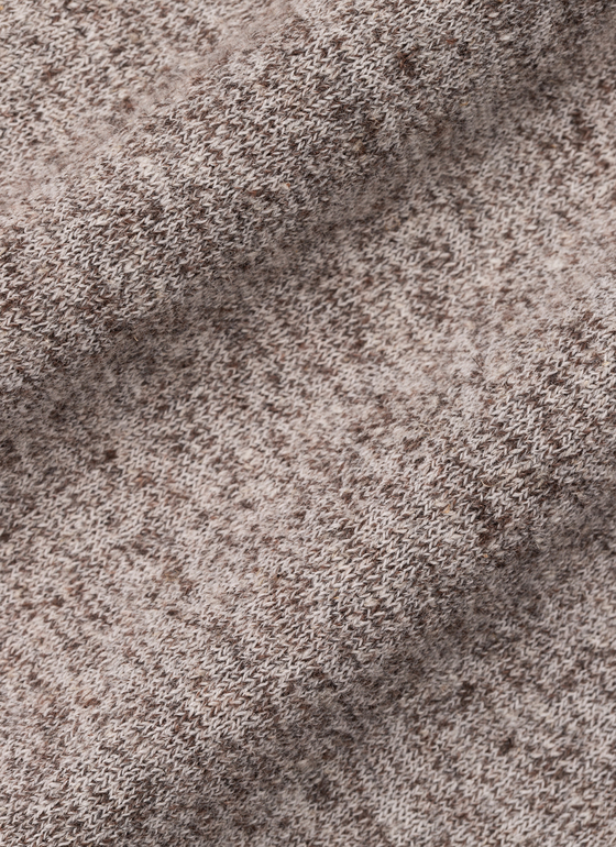 Pullover Rundhals 1/1 Arm Pale Brown Frontansicht