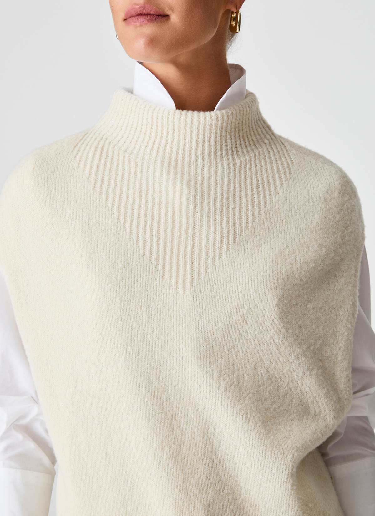 Pullunder, New White Detailansicht 2