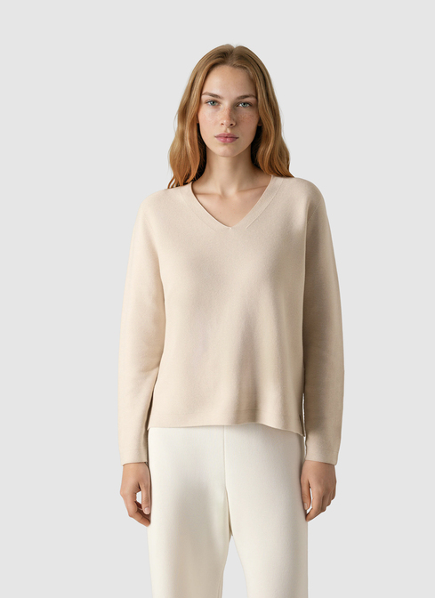 Pullover V-Ausschnitt 1/1 Arm width=