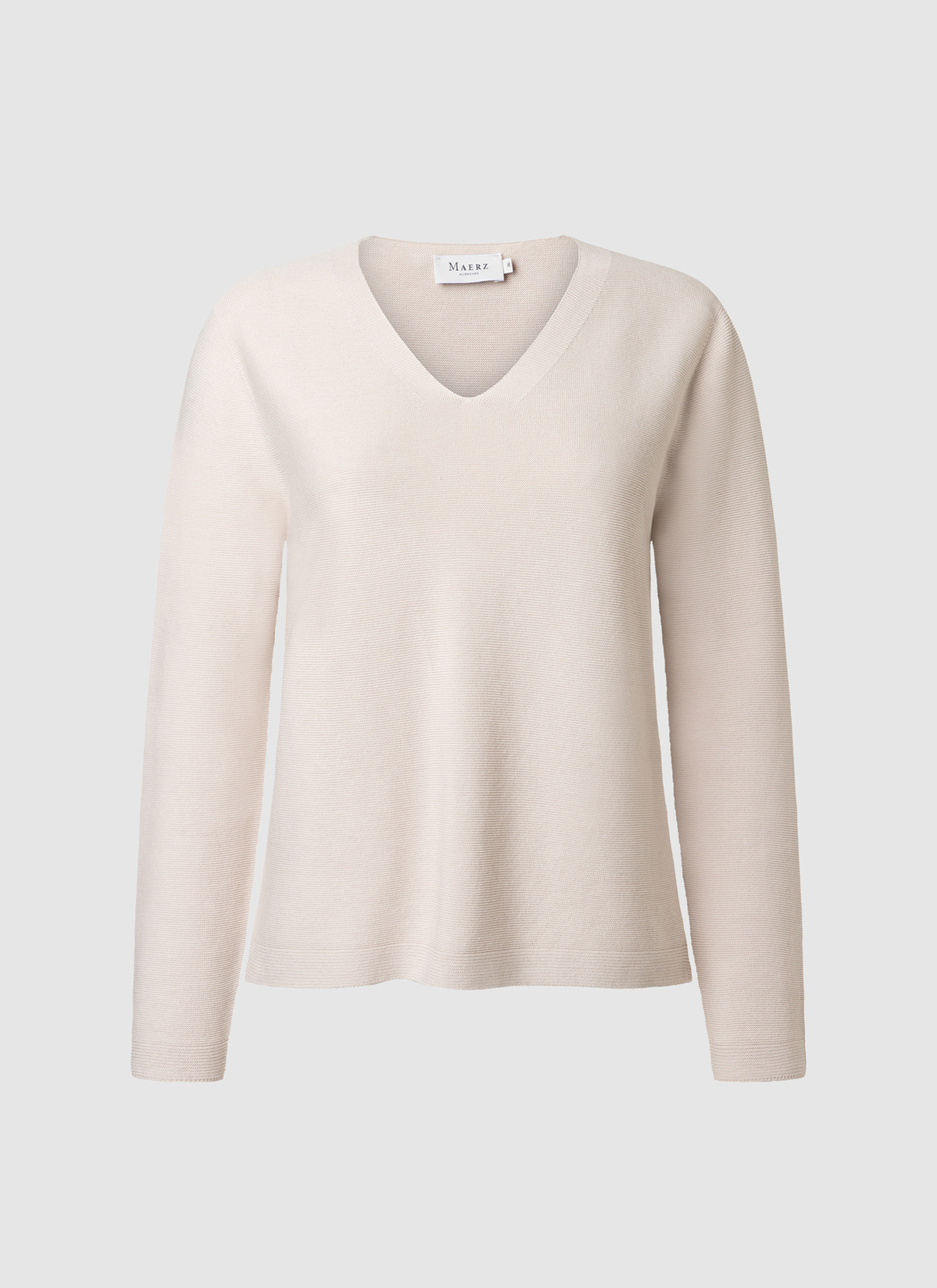 Pullover V-Ausschnitt 1/1 Arm, French Oak 