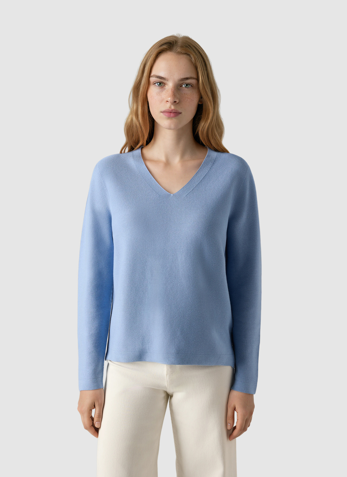 Pullover V-Ausschnitt 1/1 Arm, Endless Sky Detailansicht 2