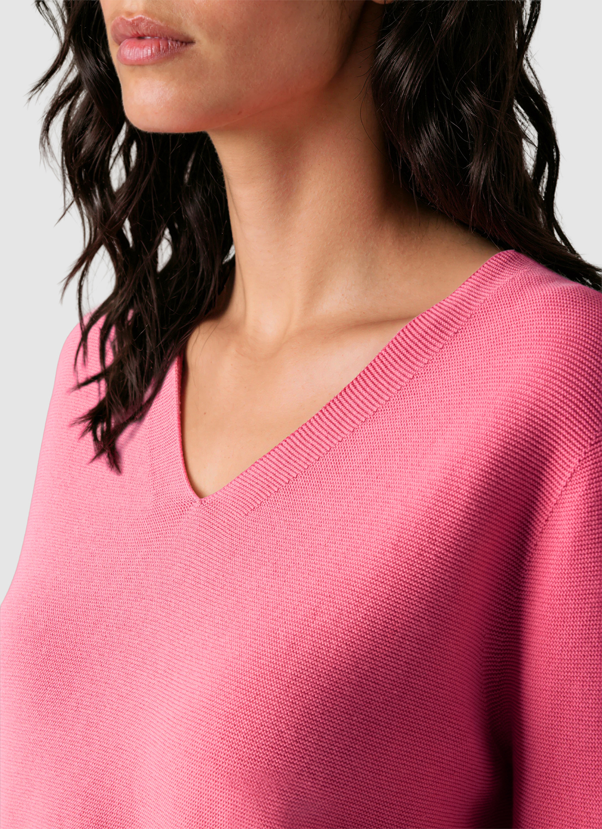 Pullover V-Ausschnitt 1/1 Arm, Chateau Rose Detailansicht 1