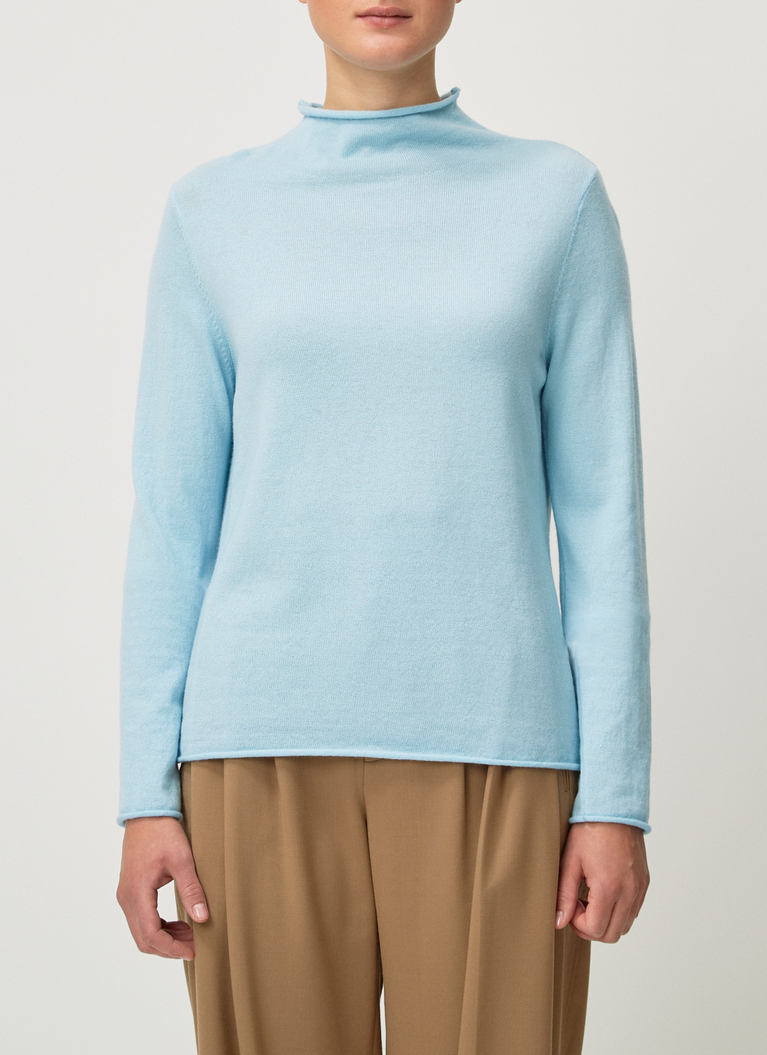Pullover Stehkragen 1/1 Arm, Celeste Detailansicht 1