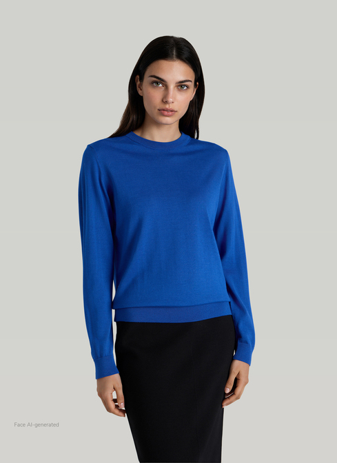Pullover Rundhals 1/1 Arm width=