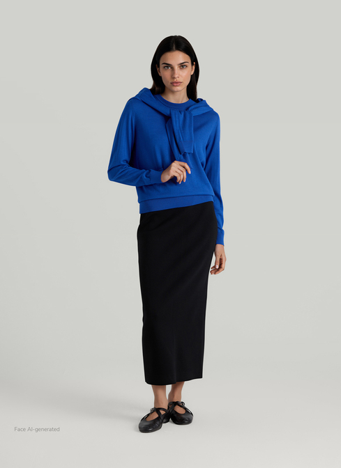 Pullover Rundhals 1/1 Arm width=