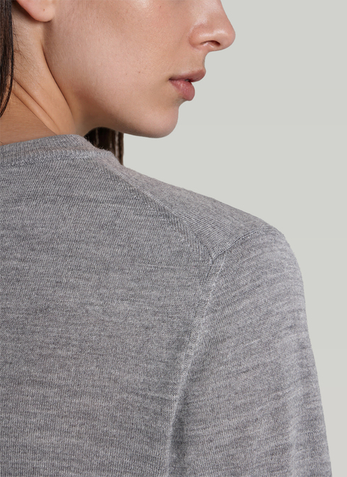 Pullover Rundhals 1/1 Arm width=