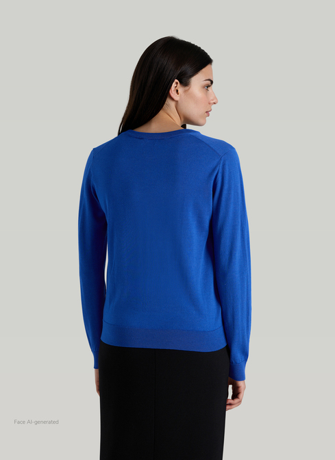 Pullover V-Ausschnitt 1/1 Arm width=