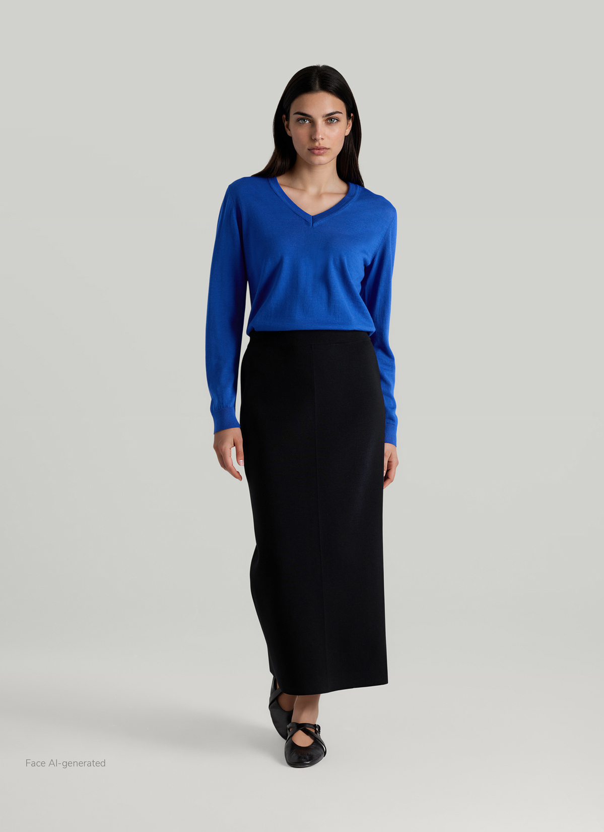 Pullover V-Ausschnitt 1/1 Arm, Nordic Light Detailansicht 2