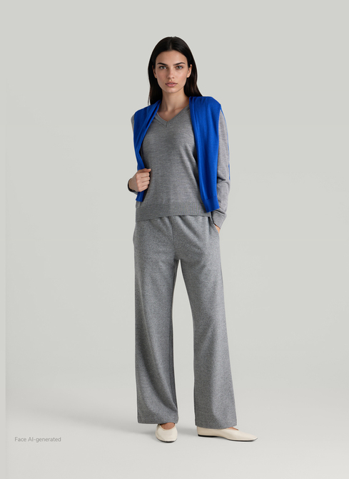 Pullover V-Ausschnitt 1/1 Arm width=
