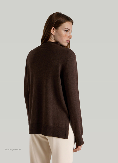 Pullover Stehkragen 1/1 Arm width=