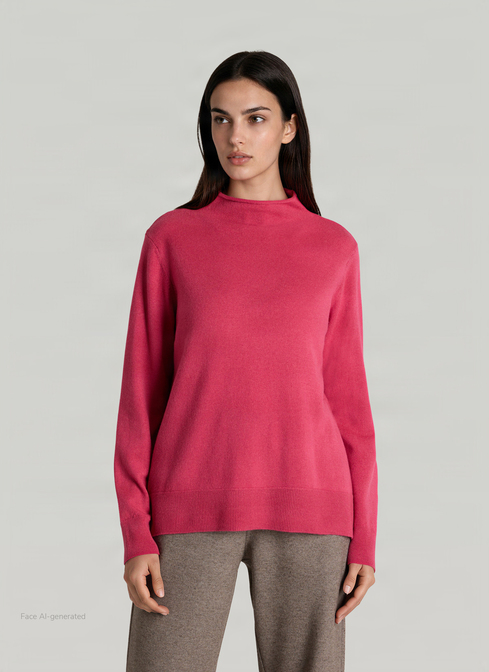 Pullover Stehkragen 1/1 Arm width=