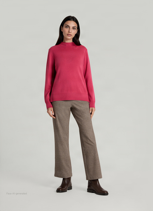 Pullover Stehkragen 1/1 Arm width=