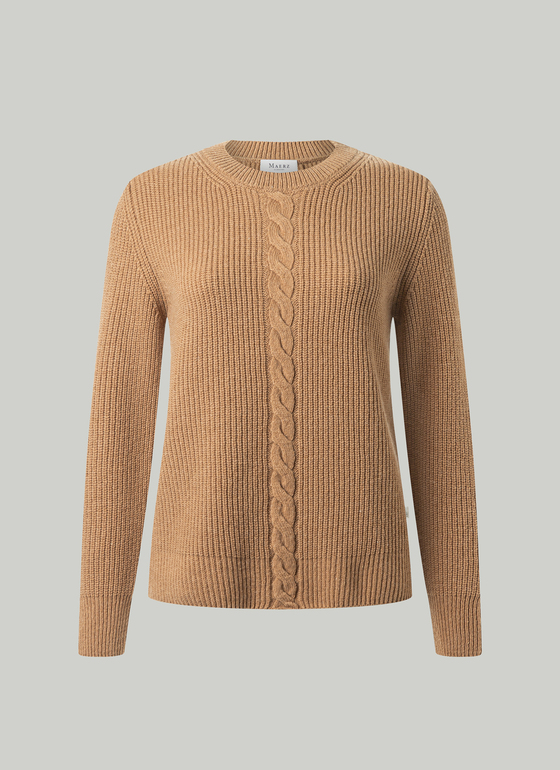 Pullover Rundhals 1/1 Arm Pumpkin Spice Frontansicht