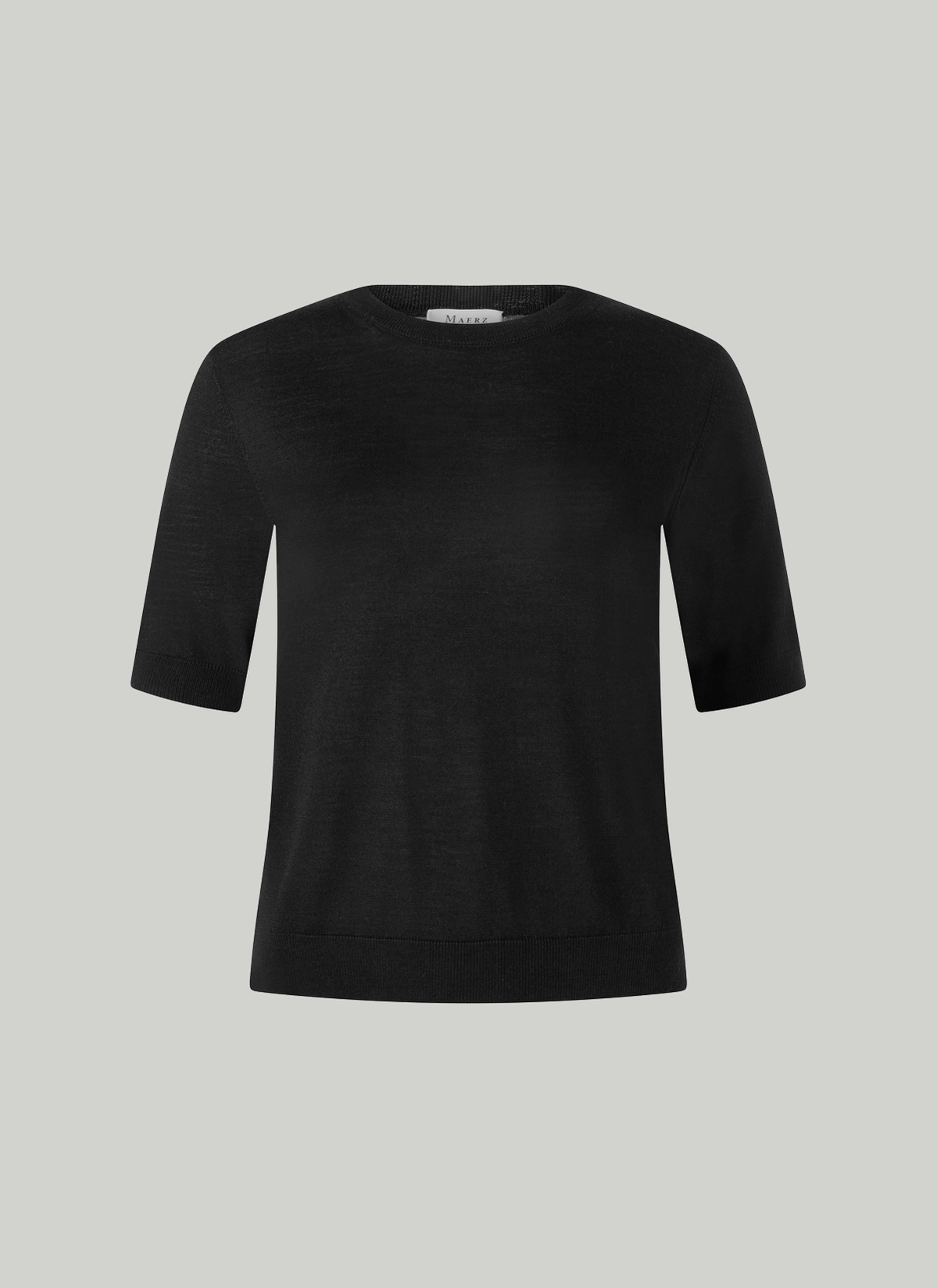 Pullover Rundhals 1/1 Arm, Black 