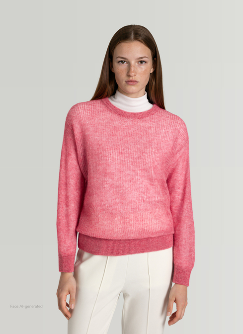 Pullover Rundhals 1/1 Arm width=