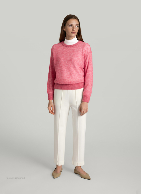 Pullover Rundhals 1/1 Arm width=