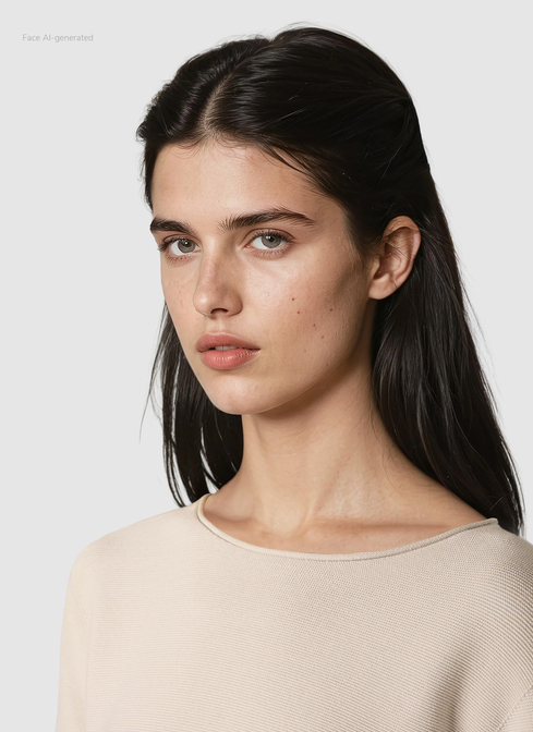 Pullover Rundhals 1/1 Arm width=