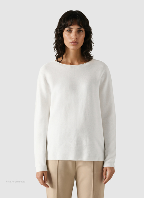 Pullover Rundhals 1/1 Arm width=