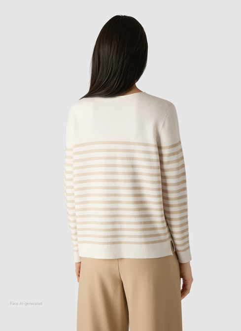 Pullover Rundhals 1/1 Arm width=