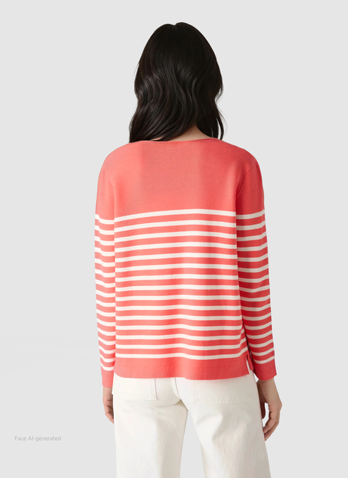 Pullover Rundhals 1/1 Arm width=