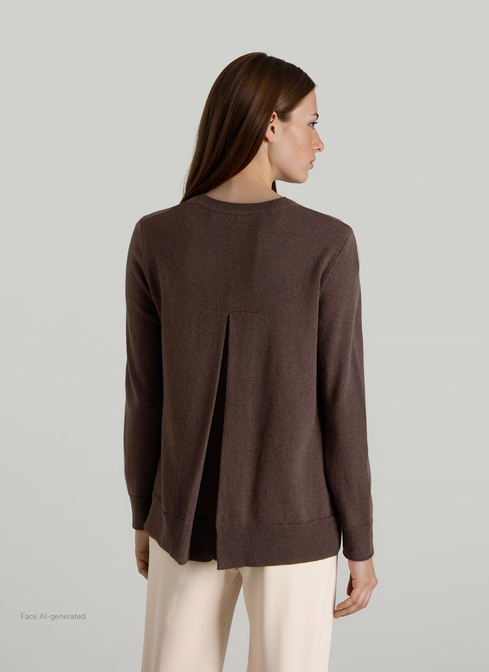Pullover Rundhals 1/1 Arm width=