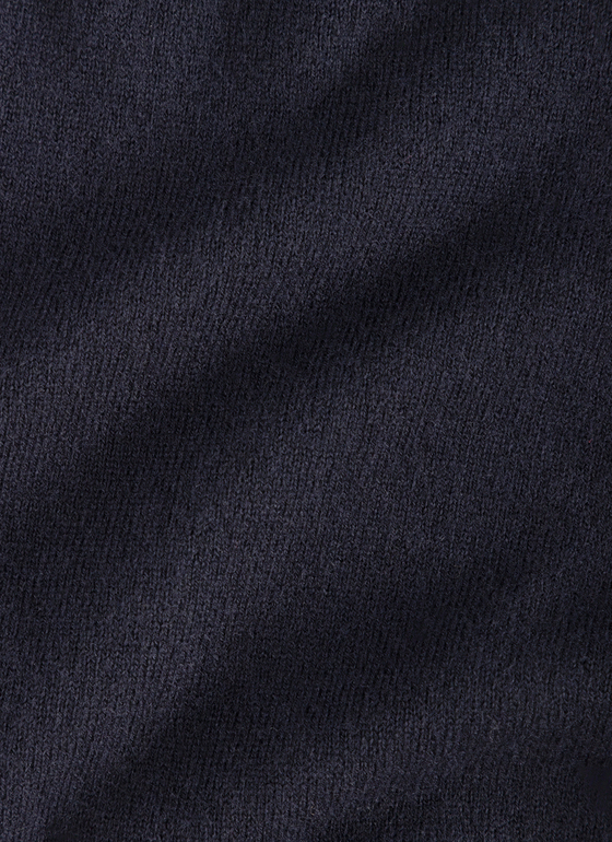 Pullover Rundhals 1/1 Arm Navy Frontansicht