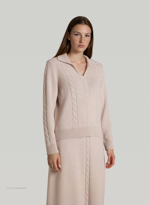 Pullover Polokragen 1/1 Arm width=