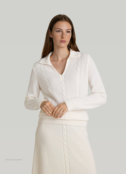 Pullover Polokragen 1/1 Arm width=