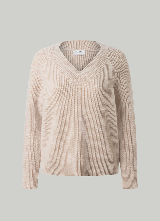 Pullover Rundhals Frosted Dune Frontansicht