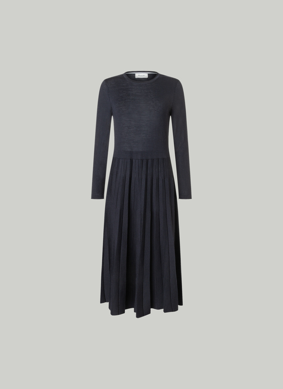 Kleid Navy Frontansicht