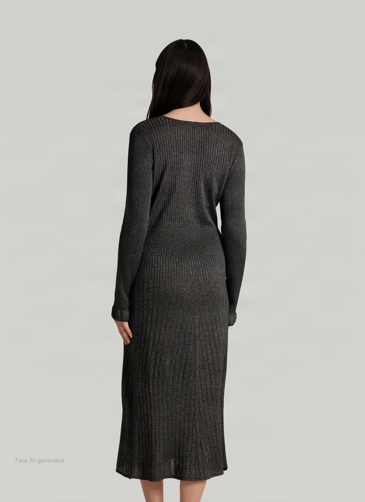 Kleid, Black Rückansicht