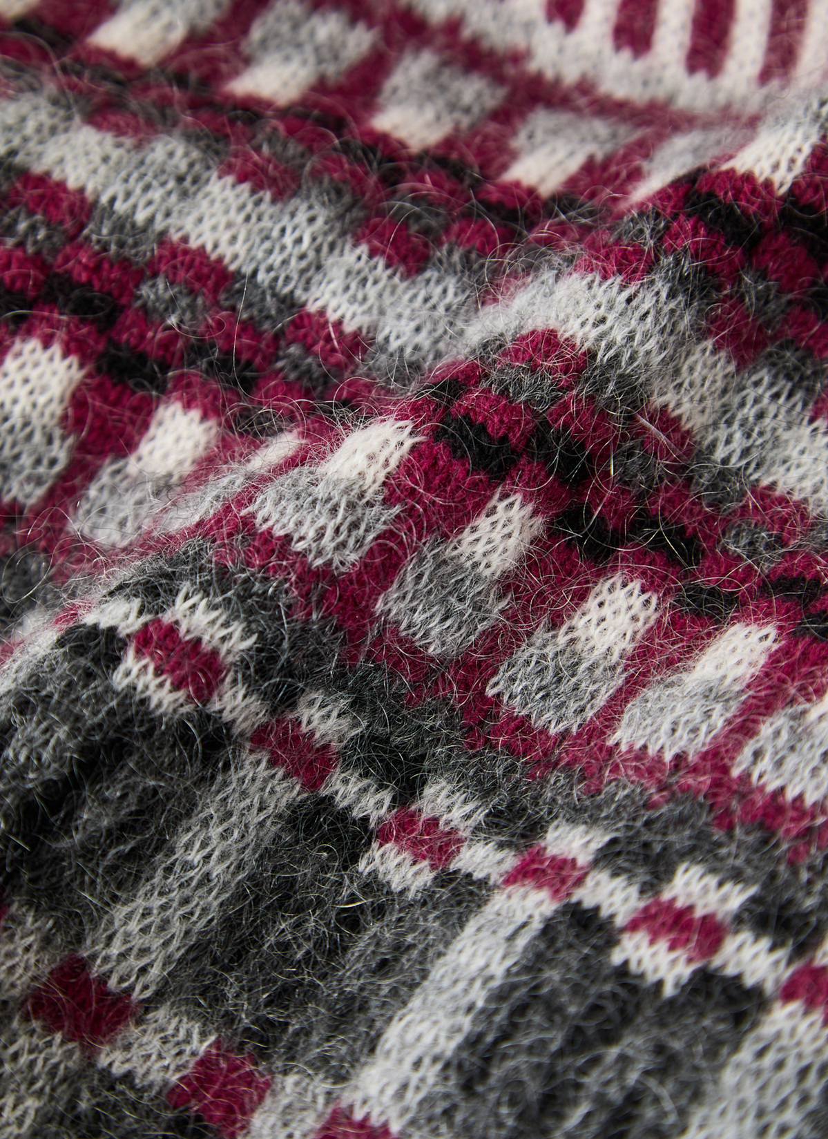 Pullover Rundhals 1/1 Arm, Bordeaux 