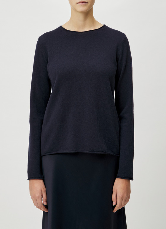 Pullover V-Ausschnitt 1/1 Arm Navy Frontansicht