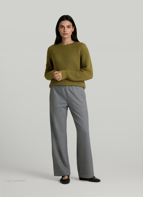 Rundhals 3/4 Arm PULLOVER width=