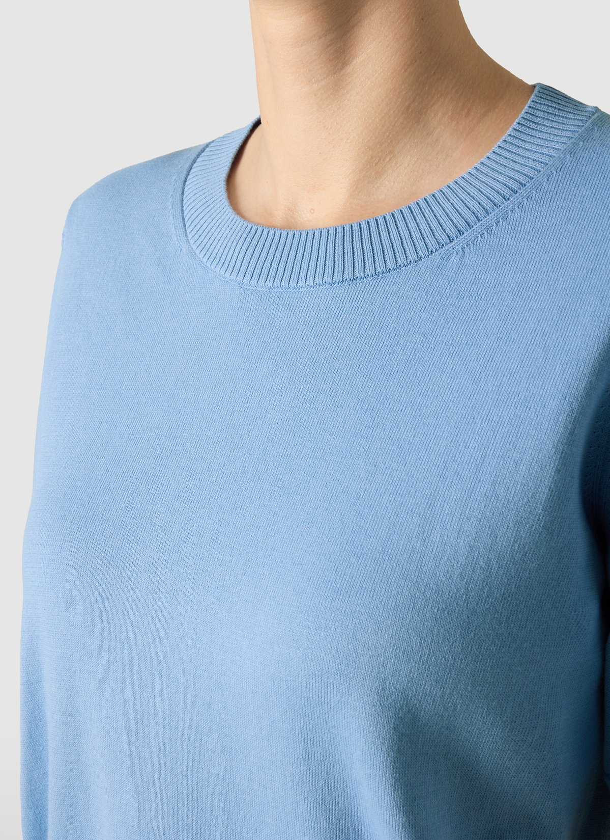 Pullover Rundhals 1/2 Arm, Endless Sky Detailansicht 1