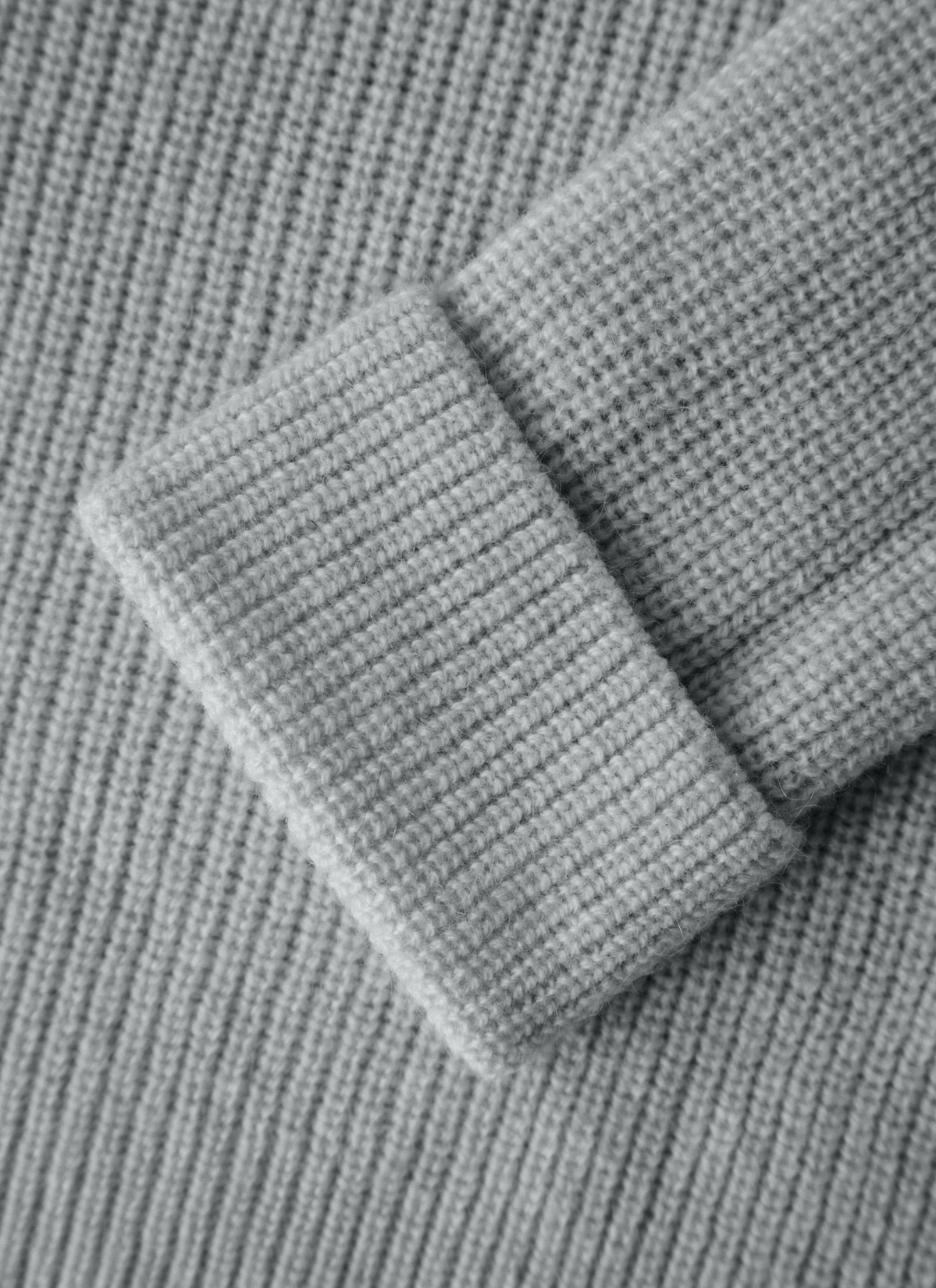 Pullover Stehkragen 1/1 Arm, Granite Grey 