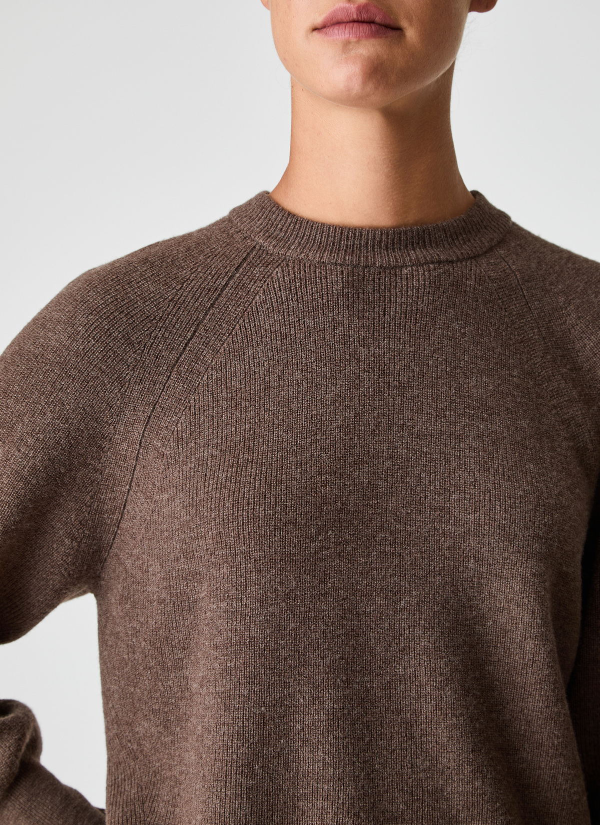 Pullover Rundhals 1/1 Arm, Hardwood Detailansicht 1