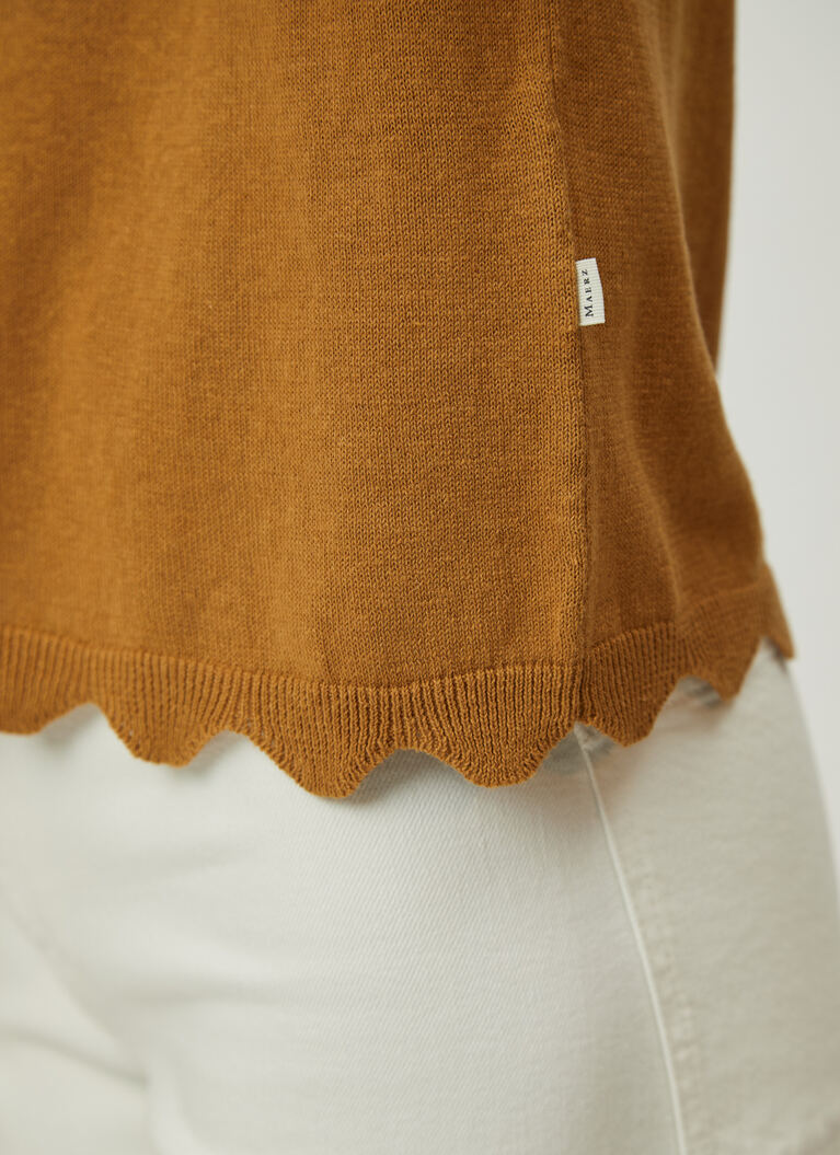 Shirt Polohemd, Knopf 1/2 Arm, Tree Bark Detailansicht 2