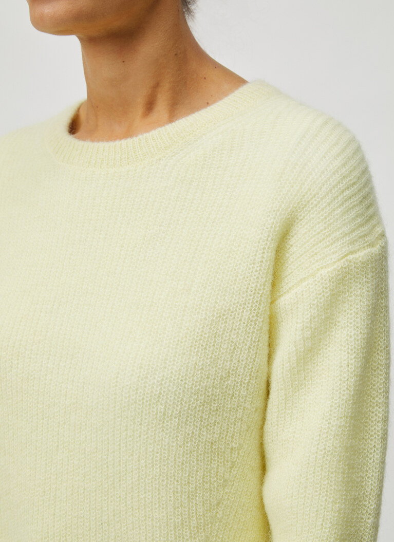 Pullover Rundhals 1/1 Arm, Light Yellow Detailansicht 2