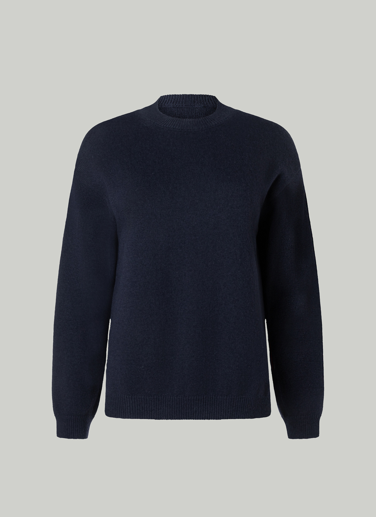 Pullover Rundhals 1/1 Arm, Navy 