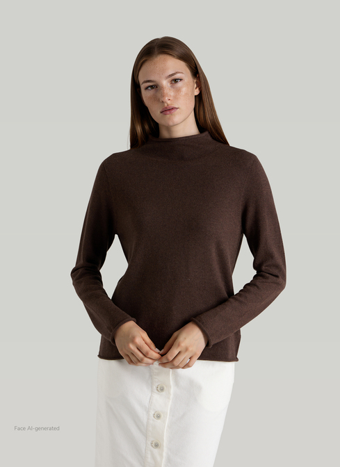 Pullover Stehkragen 1/1 Arm width=