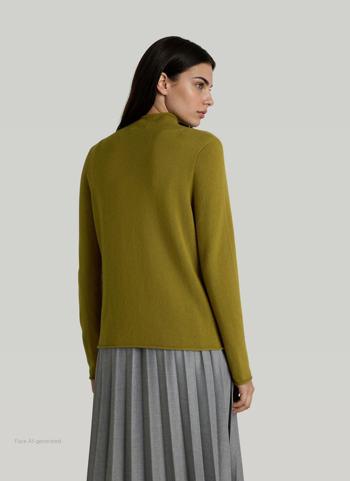 Pullover Stehkragen 1/1 Arm, Autumn Forest Rückansicht