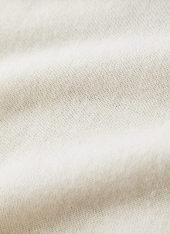 Pullover Stehkragen 1/1 Arm New White Frontansicht