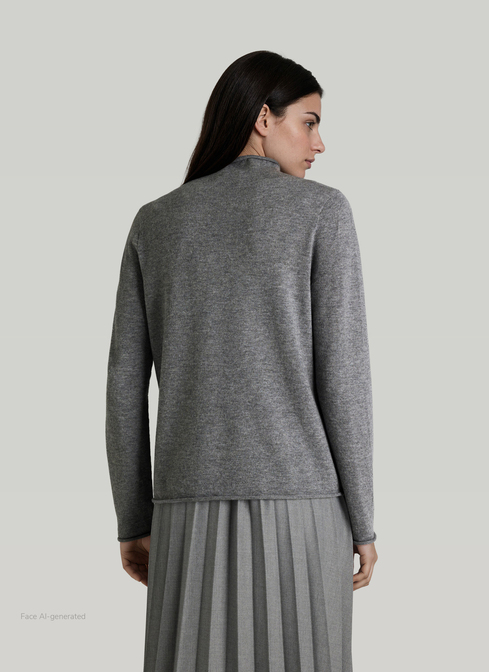 Pullover Stehkragen 1/1 Arm width=